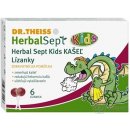 Naturprodukt Dr.Theiss HerbalSept Kids KAŠEL Lízátka 6 ks