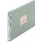 Hama album klasické spirálové FINE ART 36x32 cm, 50 stran, sage, bílé listy – Zboží Mobilmania