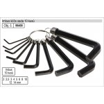 Imbusové klíče 10 ks 1,5 - 10 mm CrV – Sleviste.cz