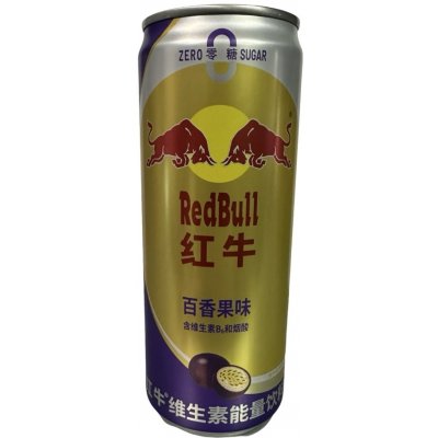 Red Bull Passion Fruit Zero Sugar 325 ml – Zboží Dáma