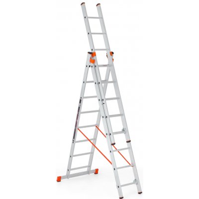 Alve Žebřík trojdílný univerzální 563081 – Zboží Mobilmania