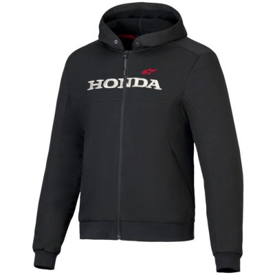 Alpinestars Chrome V3 Sport hoodie Honda 2025 černo-krémovo-červená – Hledejceny.cz