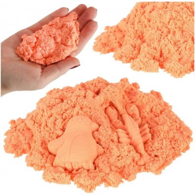 KIK kinetický písek oranžová 1 kg v sáčku – Sleviste.cz