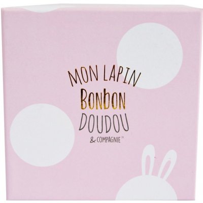 Doudou et Compagnie Sada botiček s chrastítky králíček růžový – Hledejceny.cz