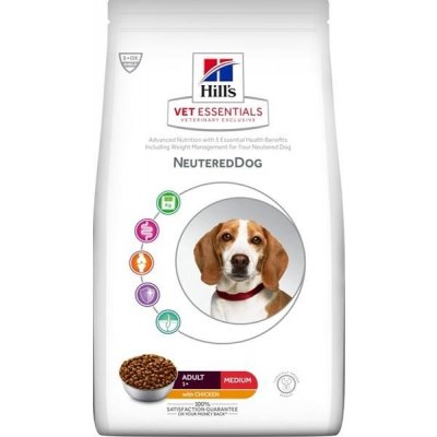 Hill’s Vet Essentials Adult NeuteredDog Medium Breed Chicken 2 kg