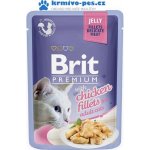 Brit cat adult Premium with Chicken Fillets jelly 85 g – Zboží Mobilmania