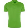 Pánské sportovní tričko Smooth pánská hladká funkční polokošile limetková zelená