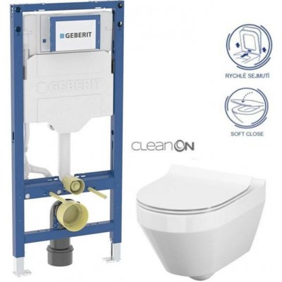 Geberit Duofix WC CERSANIT CREA OVAL CLEANON + SEDÁTKO 111.300.00.5 CR1 – Zboží Dáma