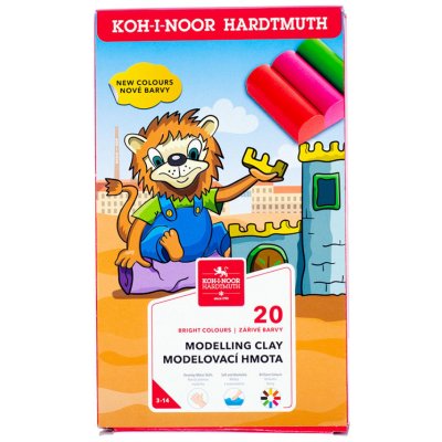 Koh-i-noor Modelovací hmota 460 g 20 barev – Sleviste.cz