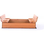 Bestent Dřevěné pískoviště s lavičkami 150 cm – Zboží Dáma