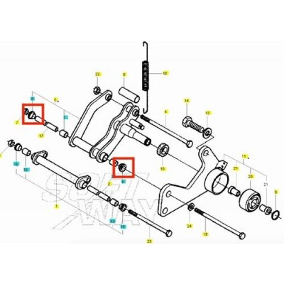 Piaggio Uložení motoru - kryt 597317 597317 – Sleviste.cz