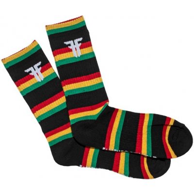 Fallen ponožky Trademark Striped Sock Rasta