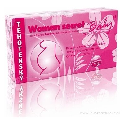 Woman secret BABY těhotenský test tyčinkovitý 1 ks – Zboží Dáma