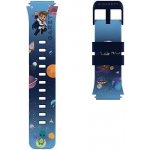 Garett Kids řemínek pro Garett ESSA 2 AI, modrý s potiskem PAS_ESSA_2_18MM_PR_BLU – Zboží Živě