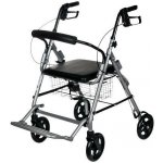 Oslo Premium Čtyřkolové chodítko RF-616 šedé – Zboží Mobilmania