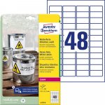 Avery Zweckform Samolepící etikety 650 ks bílá 38 x 21,2 mm 3666-10 – Sleviste.cz