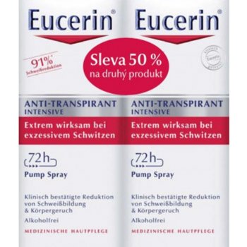 Eucerin Intenzivní antiperspirant spray (Anti-Transpirant Intensive) 2 x 30 ml