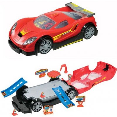 Wiky Vehicles Autoservis rozkládací s autíčky 32cm – Sleviste.cz