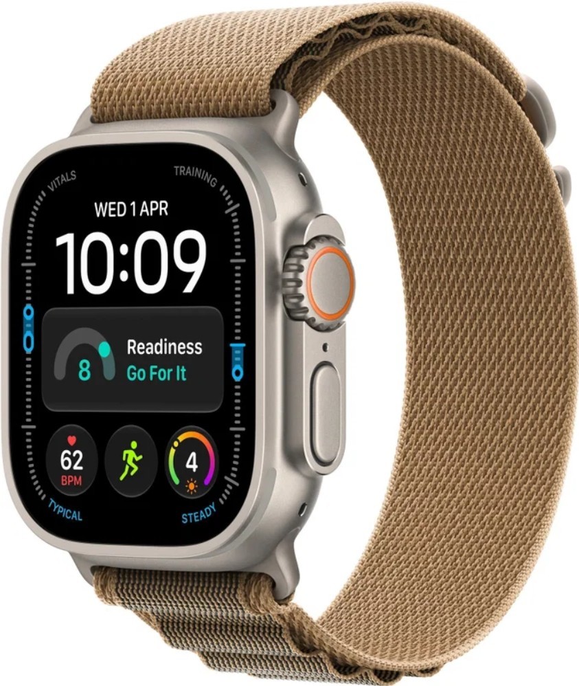 Apple Watch Ultra 4 49mm pÅ™Ã­rodnÃ­ titan s pouÅ¡tnÃ­m alpskÃ½m tahem S MJAE4QC/A na Heureka.cz