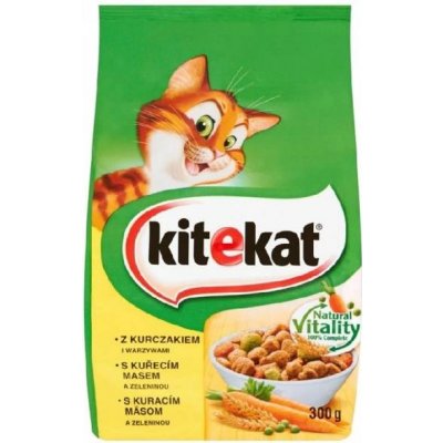 Kitekat Dry kuřecí & zelenina 14 x 0,3 kg – Zboží Mobilmania