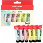 Amsterdam Standard sada akrylových barev pastel 6 ks 20 ml – Zboží Dáma