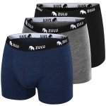Zulu pánské boxerky merino 160 černé 3 pack – Hledejceny.cz