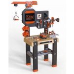 Smoby Black + pracovní stůl Decker s jeřábem – Zboží Dáma