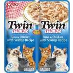 Twin Packs Tuna & Chicken in Scallop Broth 2 x 40 g – Sleviste.cz
