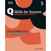 Q: Skills for Success Second Edition 5 Reading & Writing iTools Online