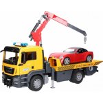 Bruder Nákladní auto MAN odtahovka s osobním autem – Hledejceny.cz