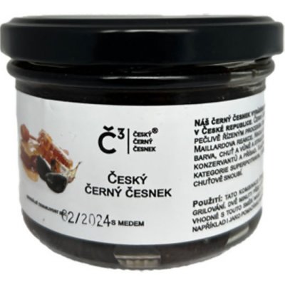 Český černý česnek s medem 220 g – Zboží Mobilmania