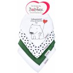 Bobánek bryndáčky set slintáčků 4 ks Polární medvídek – Sleviste.cz