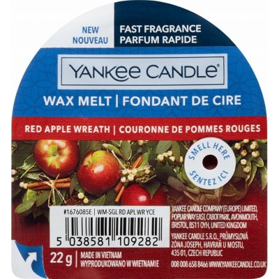 Yankee Candle Red Apple Wreath vonný vosk 22,7 g – Zbozi.Blesk.cz