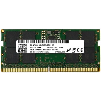 Micron DDR5 16GB 4800MHz CL40 MTC8C1084S1SC48BA1 – Sleviste.cz