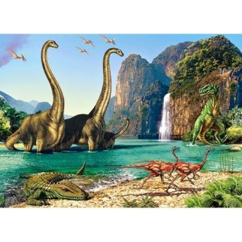 Castorland Dinosauří svět 60 dílků