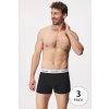 Boxerky, trenky, slipy Calvin Klein 3 pack boxerek Cotton stretch core černá