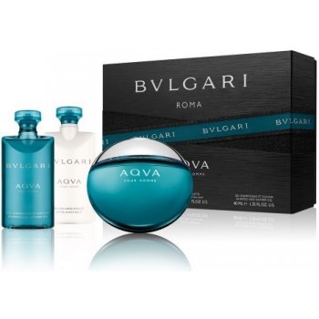 Bvlgari Aqva pour Homme EDT 50 ml + sprchový gel 40 ml + balzám po holení 40 ml dárková sada