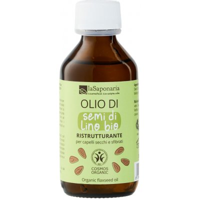 laSaponaria Lněný vlasový olej za studena lisovaný BIO 100 ml – Hledejceny.cz