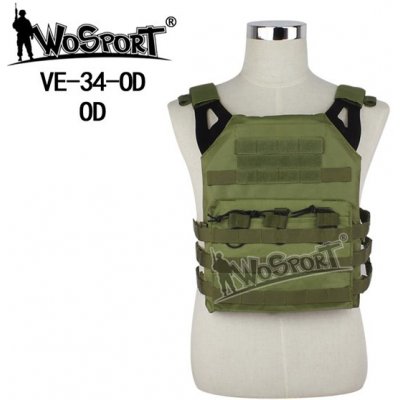 Wosport taktická JPC Zelená – Zboží Mobilmania