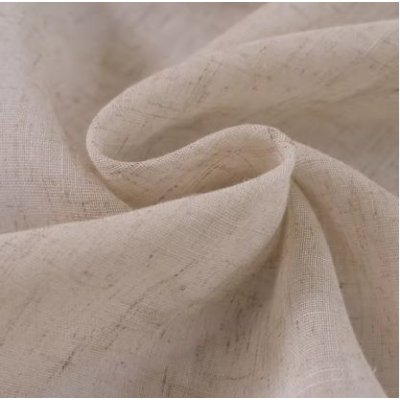 Lněný průsvitný závěs se zavěšením rod pocket - Béžový, 500 x 250 cm – Hledejceny.cz