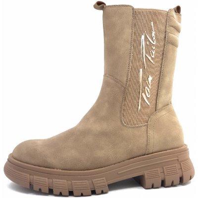 Tom Tailor 6390380004 dámské kotníkové boty beige – Zboží Mobilmania