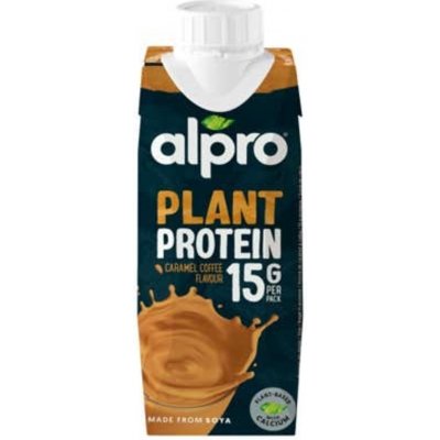 Alpro High Protein Sójový nápoj s příchutí karamelu a kávy 250 ml – Zboží Dáma