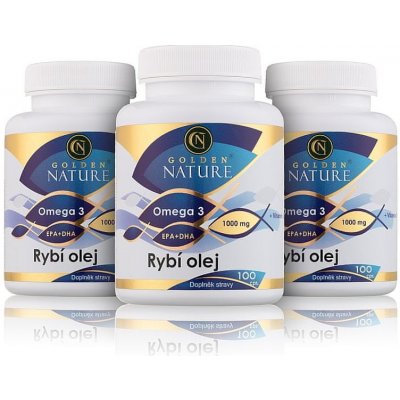 Golden Nature Rybí olej Omega 3 300 kapslí – Hledejceny.cz