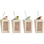 Esschert Design krmítko pro ptáky "BEST FOR BIRDS" závěsné se semínky, 4 kusy – Zboží Dáma