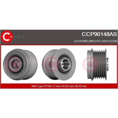 Řemenice, generátor CASCO CCP90148AS – Hledejceny.cz