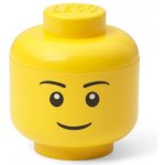 LEGO® Úložný box hlava S chlapec – Zboží Dáma