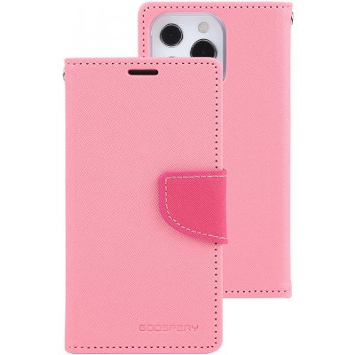 Pouzdro MERCURY Fancy Diary Apple iPhone 14 Pro světle růžové