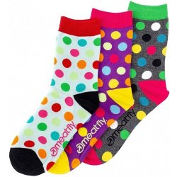 Meatfly ponožky Light Regular Dots 3Pack Multicolor