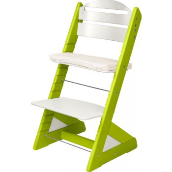 Jitro rostoucí židle Plus bílá světle zelená