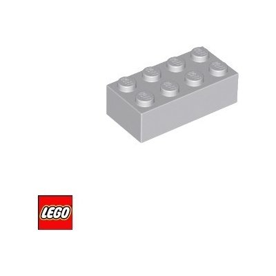 LEGO® 3001 Kostka 2x4 Světle-Šedá – Zbozi.Blesk.cz